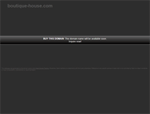 Tablet Screenshot of boutique-house.com